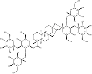 Rebaudioside M steviol glycoside structure